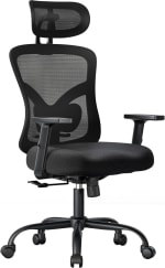 NOBLEWELL Silla de Oficina Ergonómica con Soporte Lumbar por 59,50€