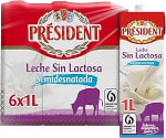 6 litros Président Leche Semidesnatada Sin Lactosa por 5.70€