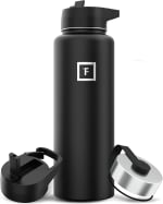IRON °FLASK Insulated Water Bottle 1200 ml (3 lids) for £11.99 at Amazon