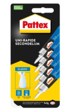 Lot de 5 tubes de Colle Cyanoacrylate Liquide Pattex à 3,05€