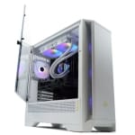 Torre PC Forgeon Mithril ARGB Mesh ATX Cristal Templado Blanca por 79.99€