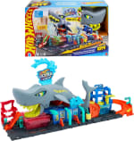Hot Wheels City Ultra Shark wasstraat met Color Reveal-auto voor €29,99 bij Amazon