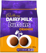 Cadbury Dairy Milk Chocolate Orange Giant Buttons 100 g for £1.50 at Amazon