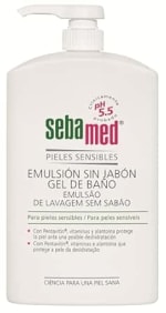 Sebamed Emulsión sin Jabón, Gel Baño Pieles Normales y Sensibles 1 litro por 9.55€