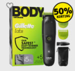 50% korting op veel Gillette Labs scheerartikelen bij Kruidvat