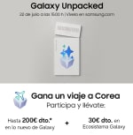 Samsung Galaxy Unpacked registrate y gana descuentos exclusivos