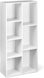 Amazon Basics librería 7 cubos 50 x 24 x 106 cm por 34,76€ en Amazon