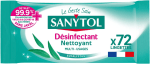 SANYTOL Lingettes désinfectantes multi-usages 72 unités pour 1,75€