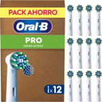 12 recambios Oral-B Pro CrossAction Cabezales Originales, Blanco por 27.95€