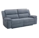 Canapé relax électrique 3 places SUNDAY tissu gris à 599,99€