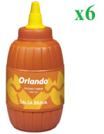6 x Salsa brava ORLANDO, barrilito 290 g por 5.06€