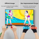Correas muñeca Just Dance Switch par azul+rojo por 2,99€