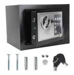 Caja de seguridad Digital electrónica de 4,6 L con teclado y llaves por 14.58€
