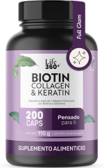 Suplemento LIFE 360+ Collagen Biotin por $268 | Oferta Amazon