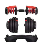 Sihao Mancuerna Ajustable 52.5 LBS (24 KG) Roja Equipo Fitness por 71.95€