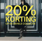 20% korting op de nieuwe collectie van Sascha