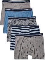 Amazon Essentials Men's Cotton Boxers (Pack of 5, Size M) - £6.14