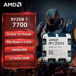 AMD Ryzen 7 7700 CPU (8C/16T) for £138.52 on AliExpress
