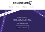 Tot 80% korting in de outlet van de Bijenkorf