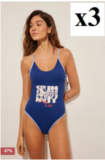 3 Unidades de Bañador trikini Snoopy para Mujer por 11.98€