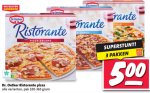 Dr. Oetker Ristorante pizza's, 3 stuks voor €5 bij Nettorama