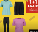 1+1 gratis op sportkleding bij Scapino