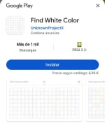 Juego Find White Color Gratis.