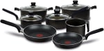 Batería T-FAL Vital 11 Piezas Negra por $1,469 | Amazon