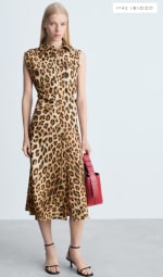 Vestido camisero de leopardo por 13.99€