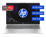 Laptop HP 15.6" Ryzen 7 16GB 512GB por $7,649 | Coppel (DiDi Card)
