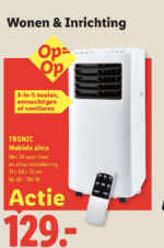 Tronic mobile airco voor €129 bij de Lidl
