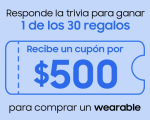 Cupón de $500 Registrándote en Samsung Galaxy Unpacked