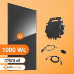 Kit solaire 1000 Wc DAS Solar APSystems DS3 - à brancher sur prise à 279,90€