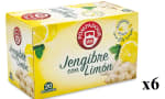 6 unidades de Pompadour Infusion Jengibre con Limón, 20 Bolsitas por 8.36€