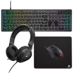 Corsair Gaming Bundle K55 CORE RGB + Harpoon RGB Pro + MM100 + HS35 v2 por 64.99€