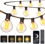 Guirnalda de luces exterior ROSCOO 30M por $490 en Amazon