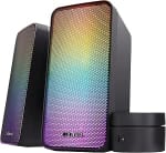 GXTrust Wezz Altavoces PC 2.0 con Iluminación RGB, 12 W (6 W RMS), Negro 21.99€