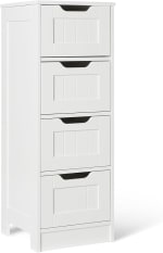 Amazon Basics Gabinete de Almacenamiento para Baño con 4 Cajones por 35,89€ en Amazon