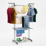 Amazon Basics Tendedero tipo torre 4-niveles, 126 x 64 x 173 cm por 21.93€