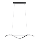 Hanglamp Joa LED - mat zwart metaal voor €25 bij Leenbakker
