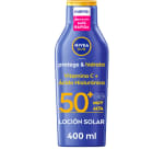 Leche Solar Nivea Sun Protege & Hidrata FP50+ 400 ml por 10,09€ (50% 2da Unidad)