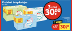 Kruidvat babydoekjes 3 dozen (van 12 pakjes) voor €30