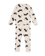 Takkie en Siepie kinderpyjama rib gebroken wit voor €7,50 bij HEMA