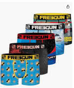 Lot de 5 Surprise Boxer FREEGUN pour Homme à 29,90€
