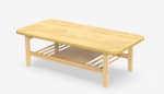 Table basse en bois CT2 avec design aéré à 109,99€