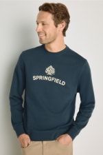 Sudadera cuello redondo con logo por 19,99€