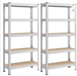 Lot de 2 Etagère établi pour charges lourdes à 43,99€