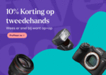 10% korting op alle occasions bij Cameranu