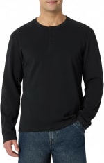 Amazon Essentials Men's Long-Sleeve 100% Cotton Henley Shirt for £4.25 at Amazon