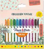 Bolígrafos Paper Mate Kilometrico 16 colores por $60 | Amazon